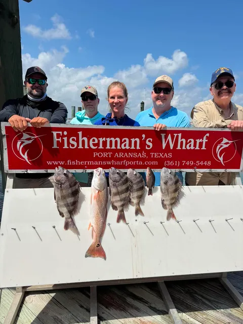 Bay fishing catch