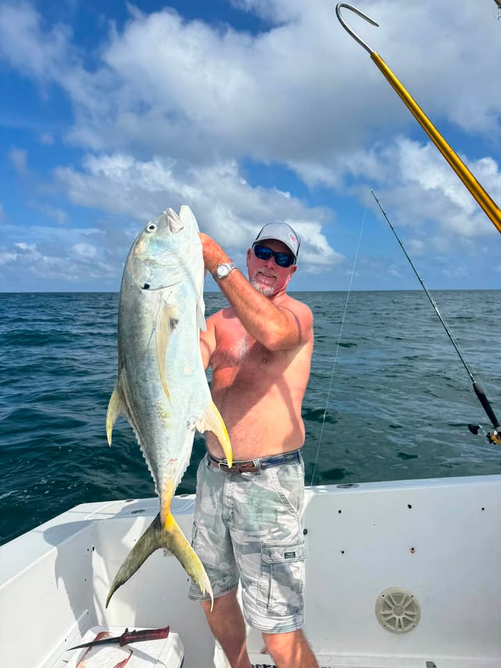 Jack crevalle catch offshore
