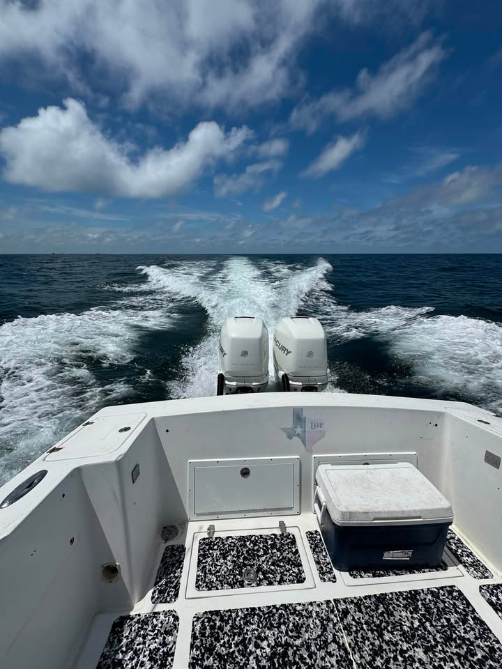 Offshore ride into the Gulf